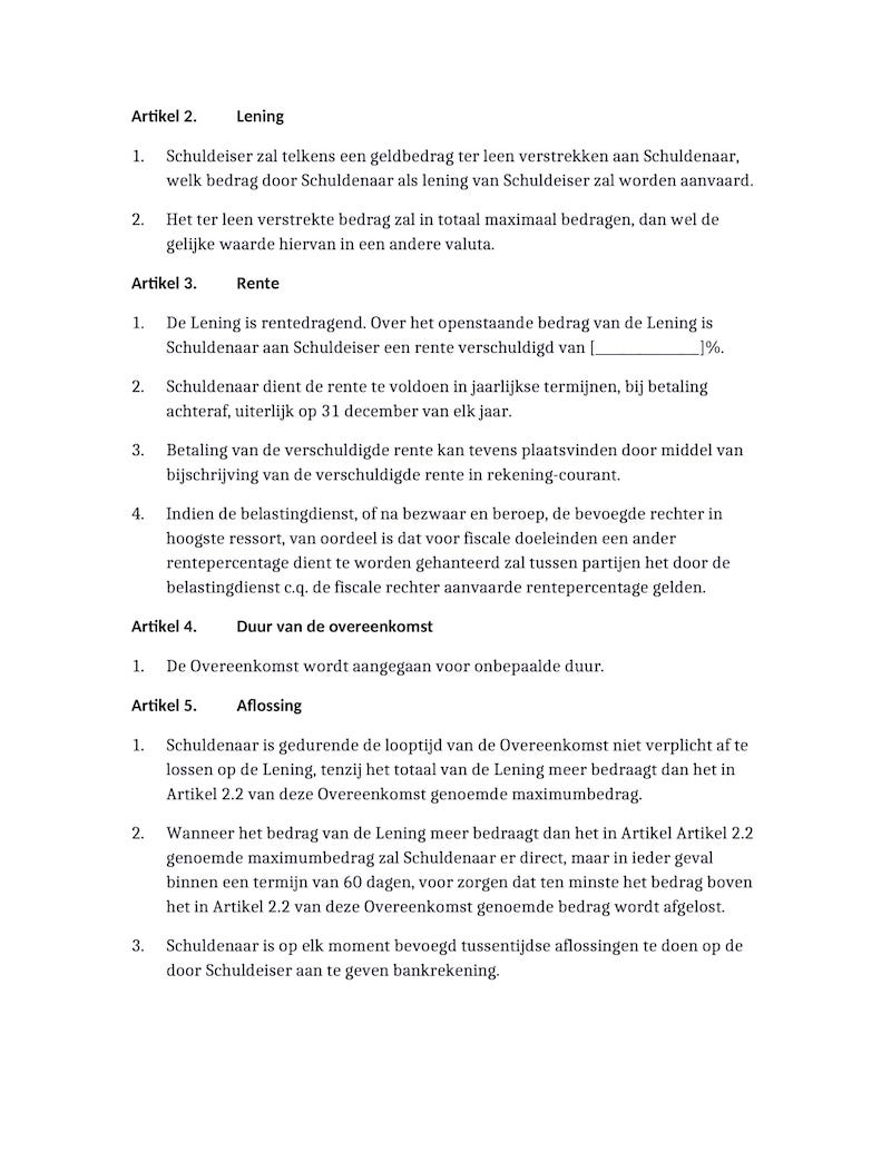 Voorbeeld van document, pagina 2